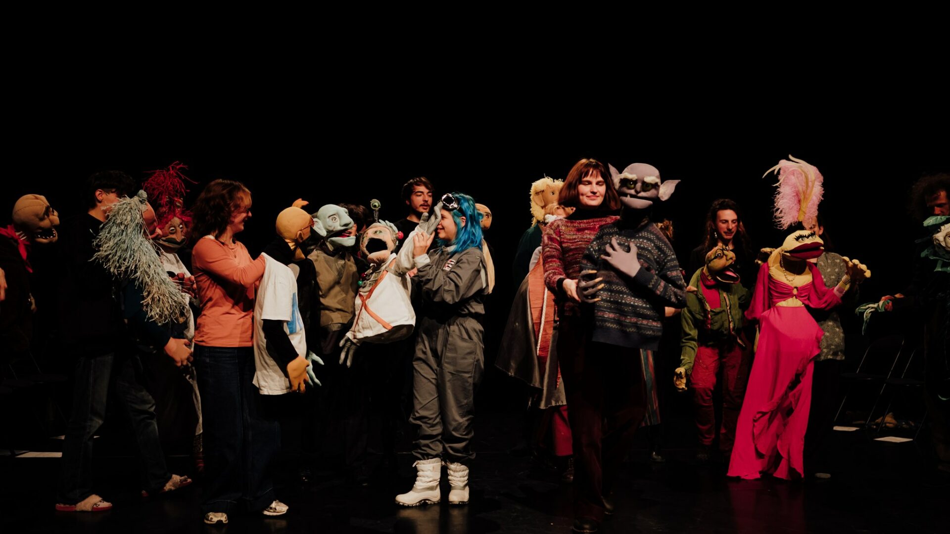 photo du stage Muppets dirigé par Neville Tranter auprès de la 14e promotion