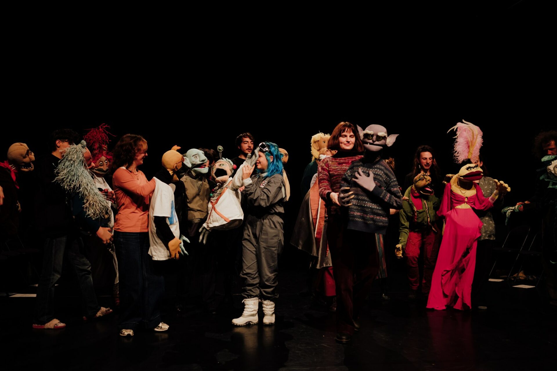 photo du stage Muppets dirigé par Neville Tranter auprès de la 14e promotion