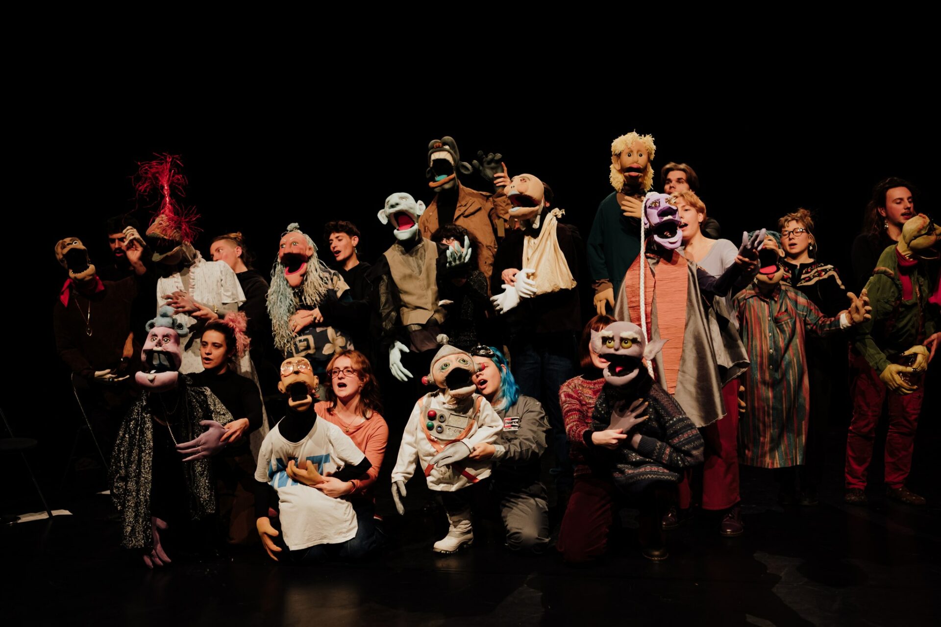 photo du stage Muppets dirigé par Neville Tranter auprès de la 14e promotion