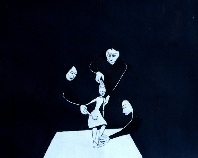 Marionnette sur table - Illustration Bérénice Primot pour le Portail des Arts de la Marionnette