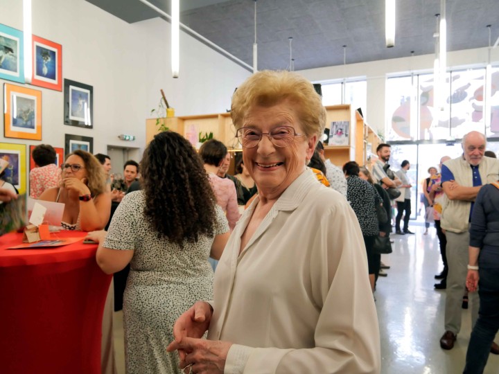 Christiane en juin 2024 à la remise des diplômes de la 13e promotion